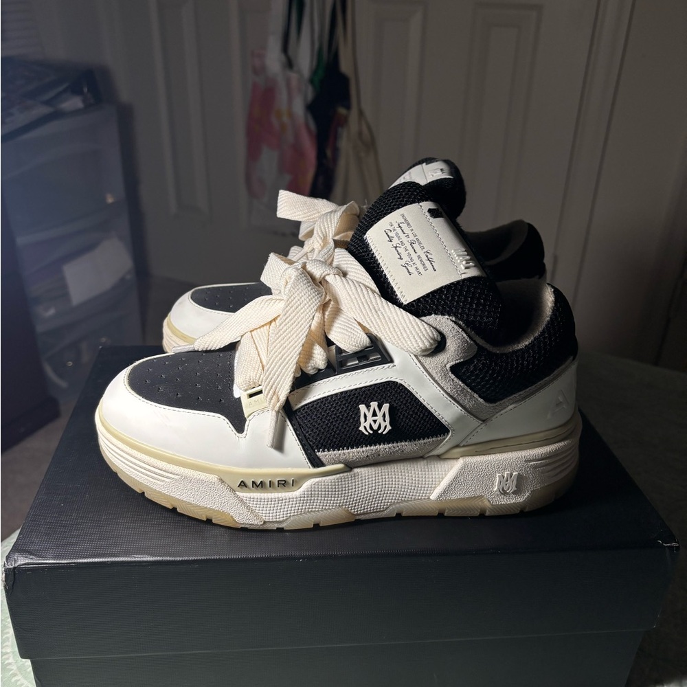 AMIRI Black and White Sneakers